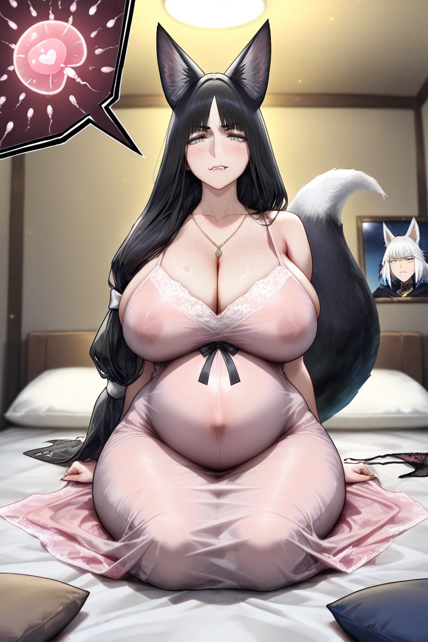 Pregnant, Front View, Full Body Hentai AI Porn