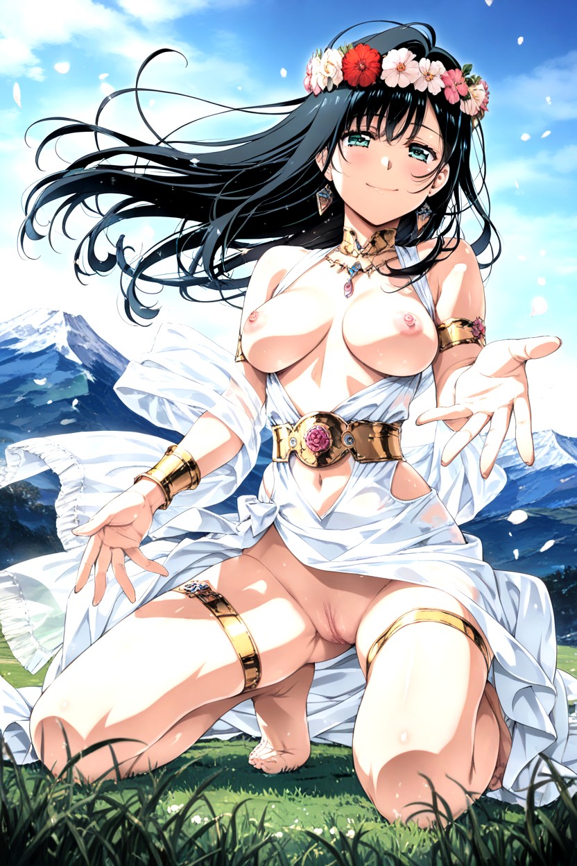 Wispy Bangs, Sunny Day, High Resolution Hentai AI Porn