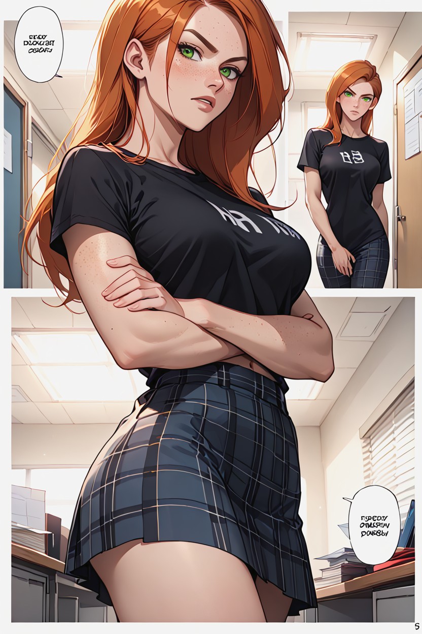 Focus On Face, Dialogue, Anime Style Hentai IA