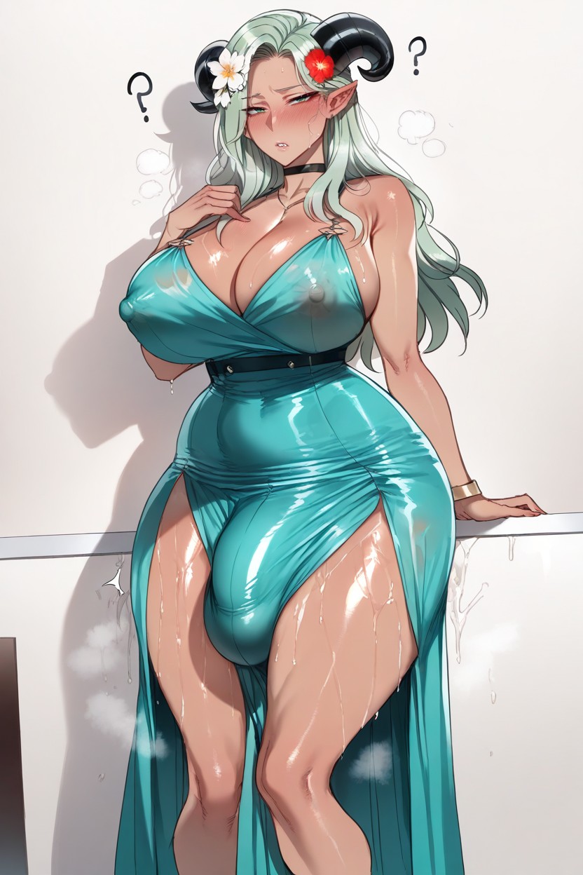 Bust Shot, Giant Bulge, Hourglass Figure Hentai AI Porn