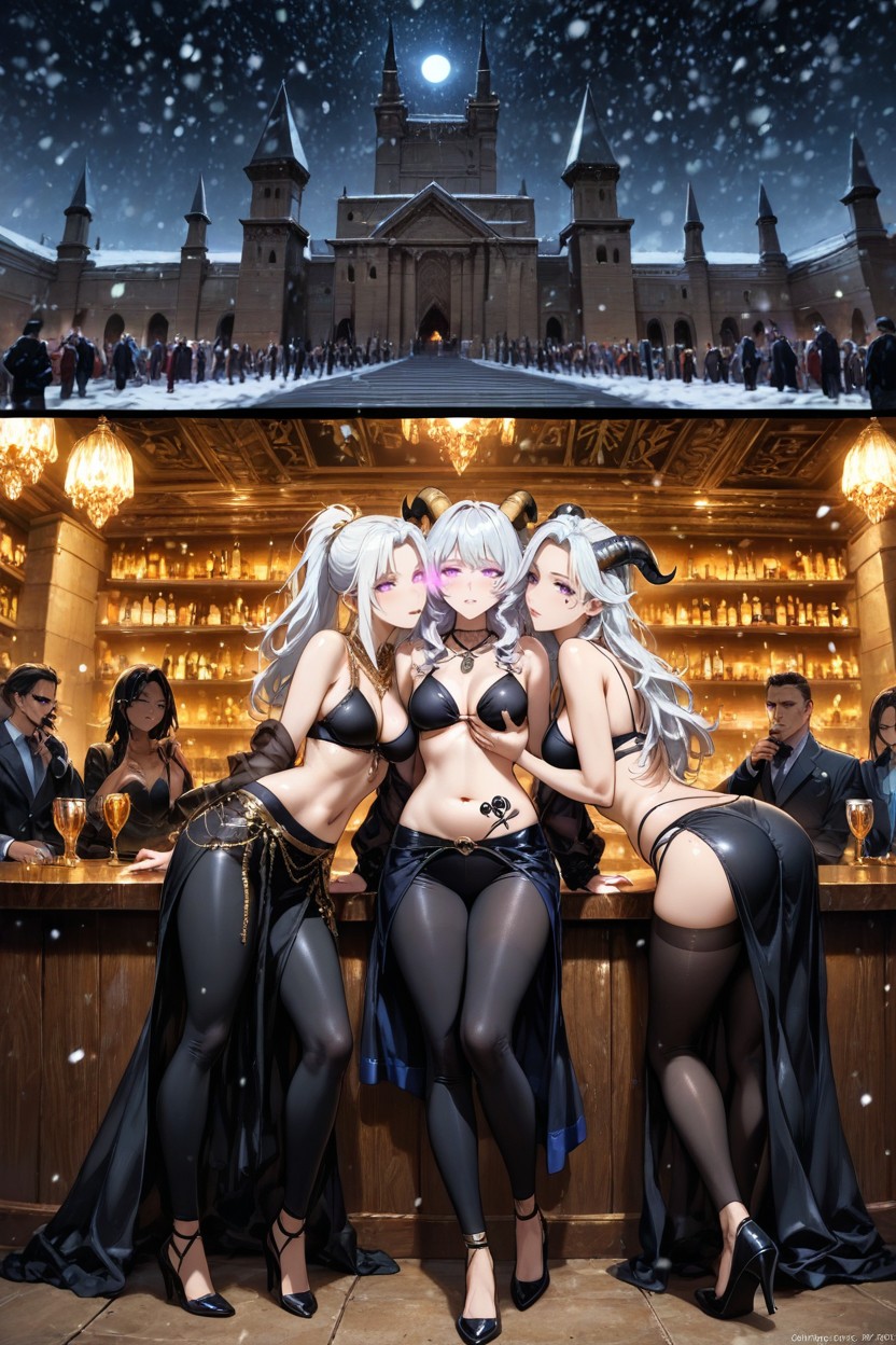 Purple Eyes, K, Satyr Hentai IA