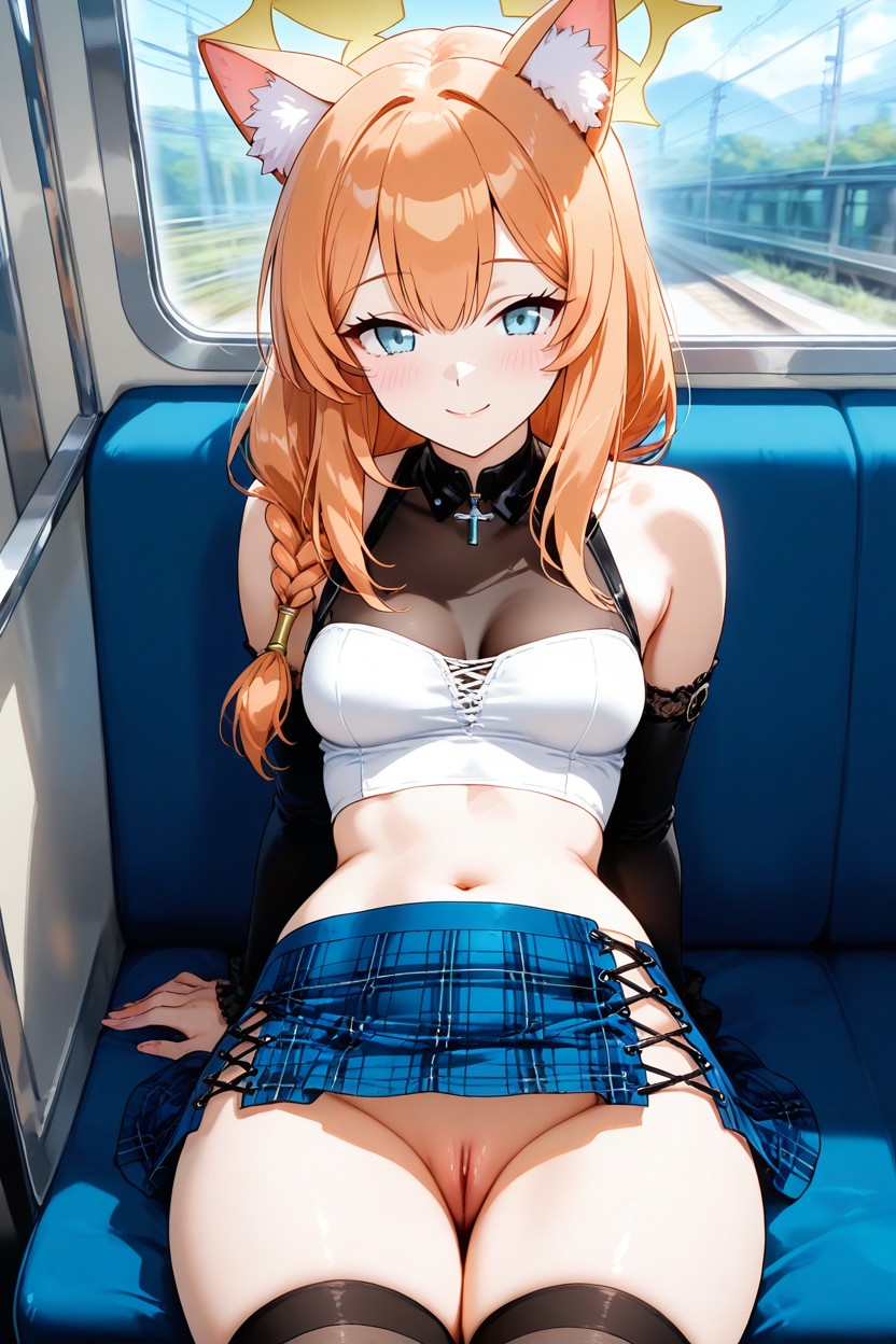 Lace-up Skirt, Pov, Sitting Down Hentai AI Porn