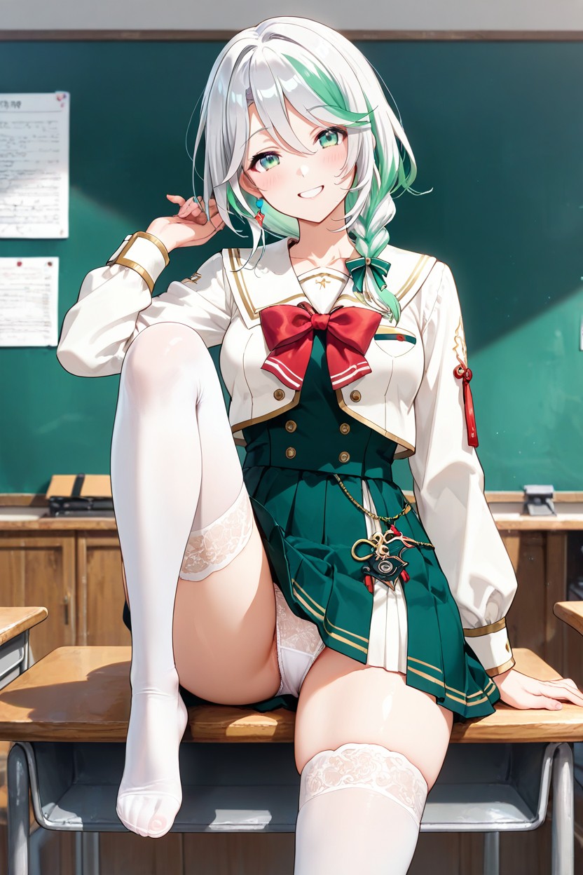 Double-breasted, Standing, Culo Pequeño Hentai IA