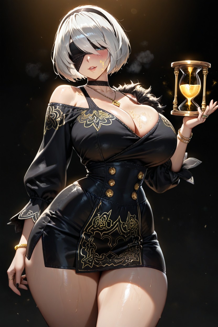 Horny, Toned Stomach, Super Snatched Waist Hentai AI Porn