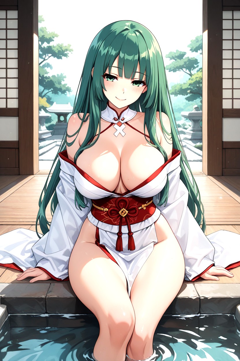 Gentle Expression, Female, Straight Hair Hentai AI Porn