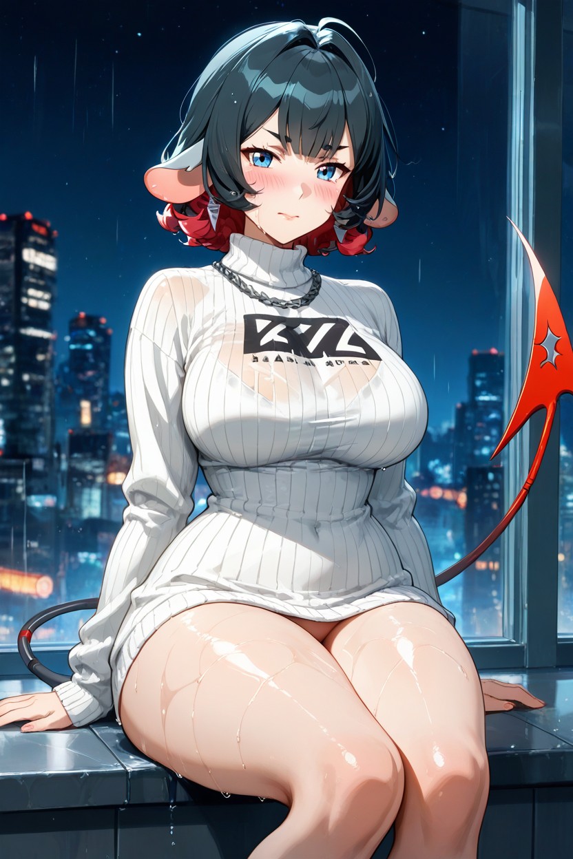 Round Cheeks, Ultra Detailed Anime, Long Haire Hentai IA