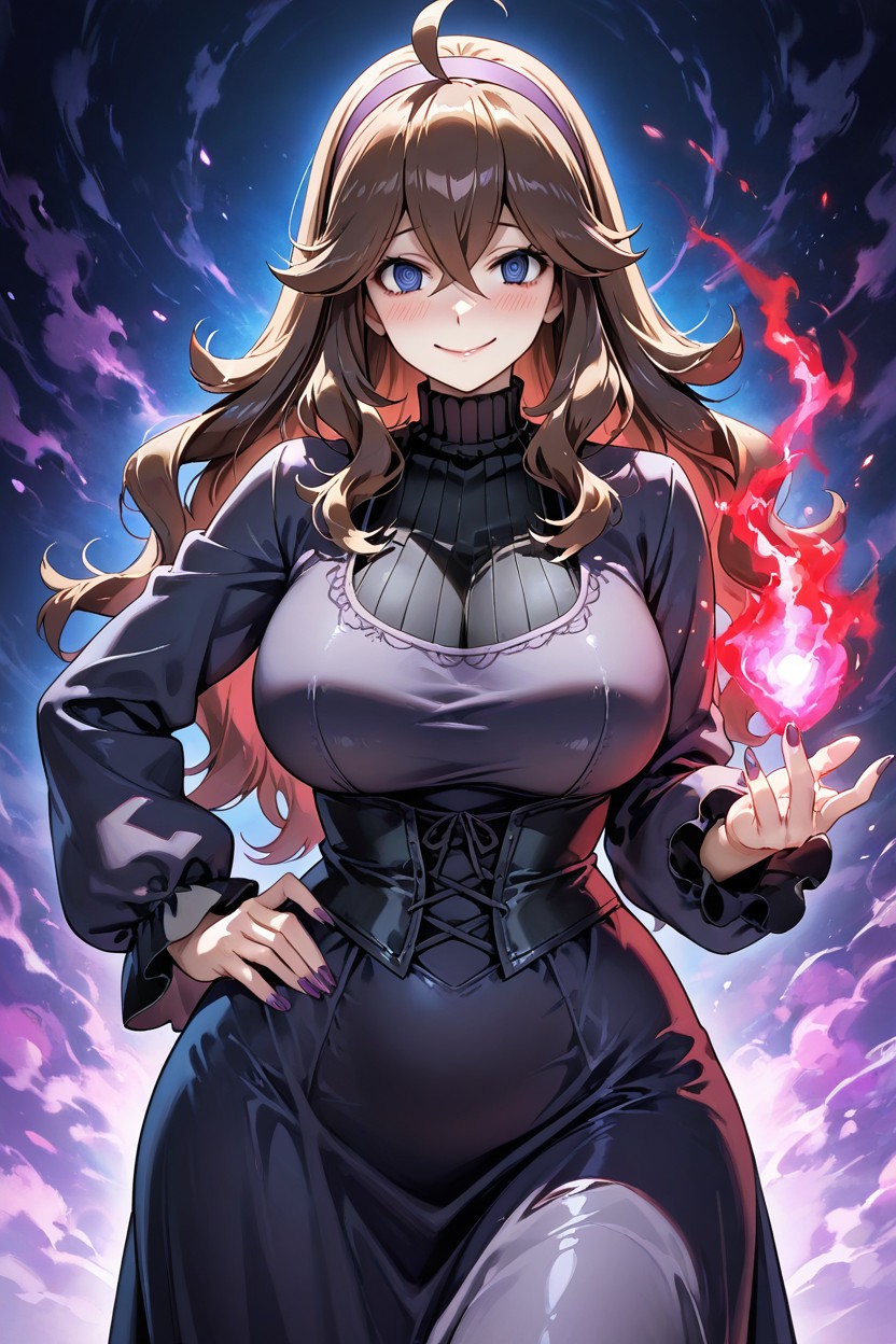 Blue Eyes, Grown Up Adult Version, Long Sleeves Hentai AI Porn