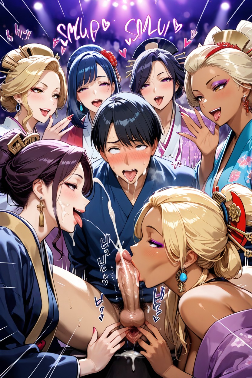 Kind, Man Receiving Fellatio, Horny Hentai AI Porn