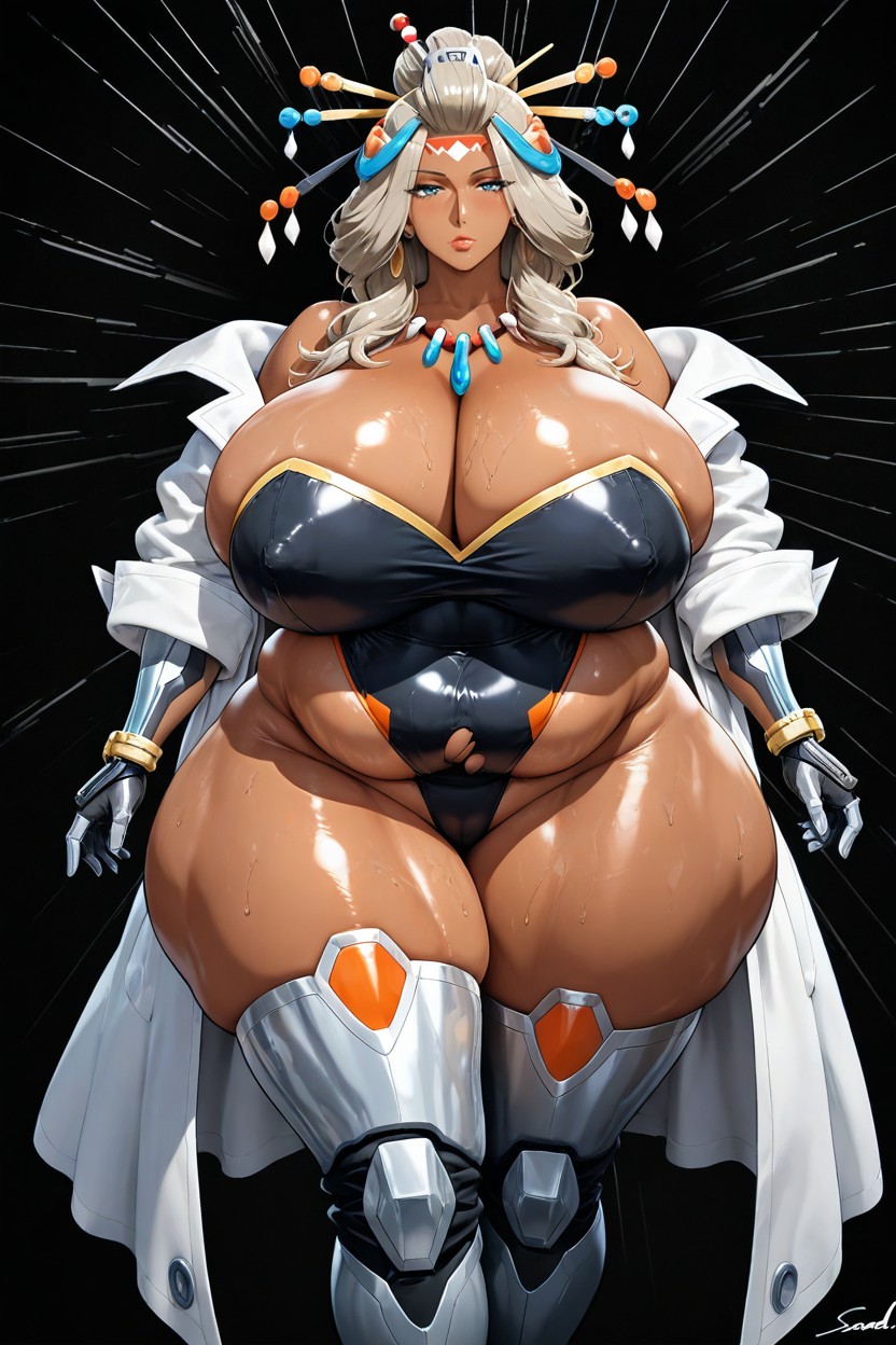 Model, 25+, Extremely Large Ass Hentai AI Porn