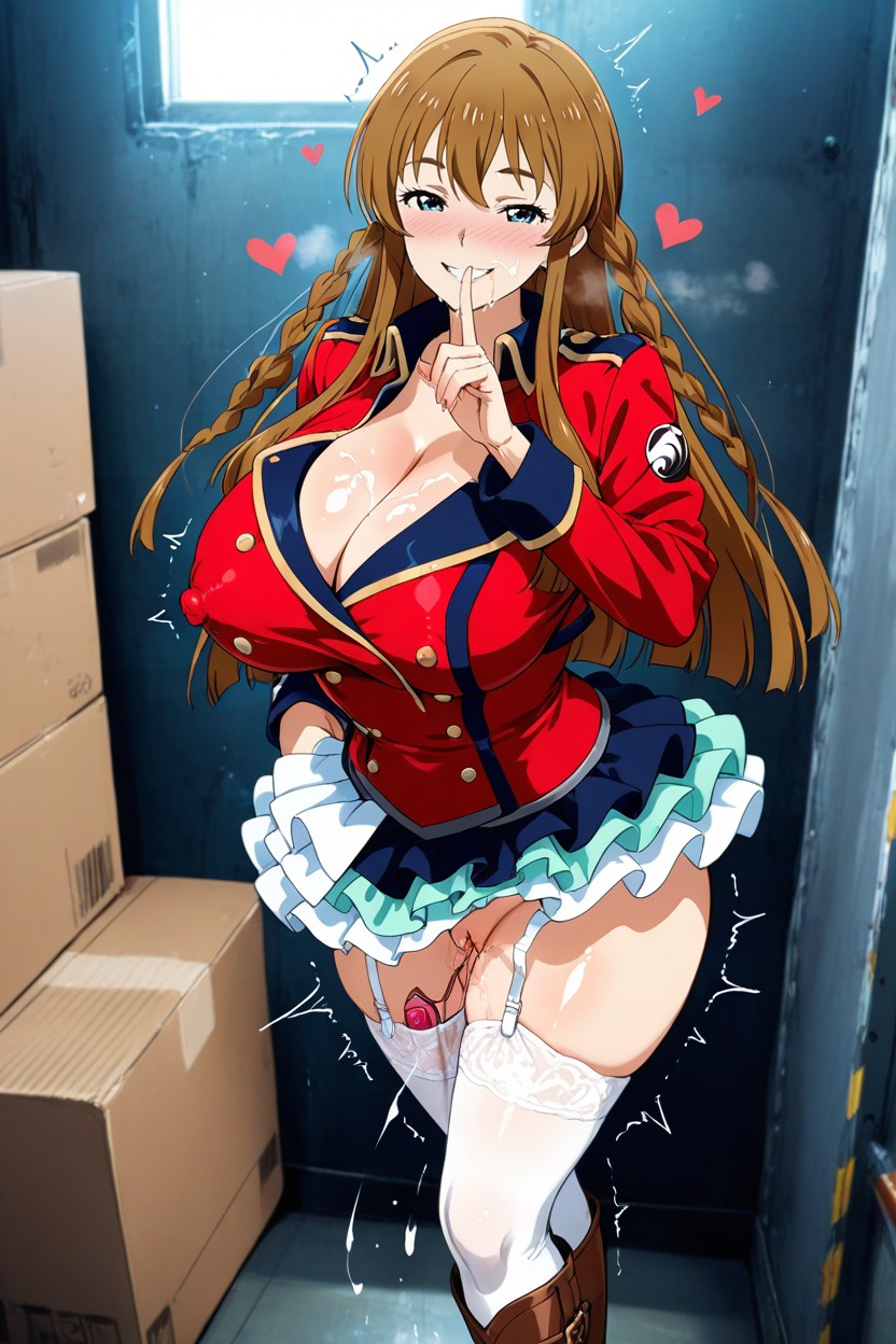 Shaped Body, Saliva Dripping, Waist Shot Hentai AI Porn