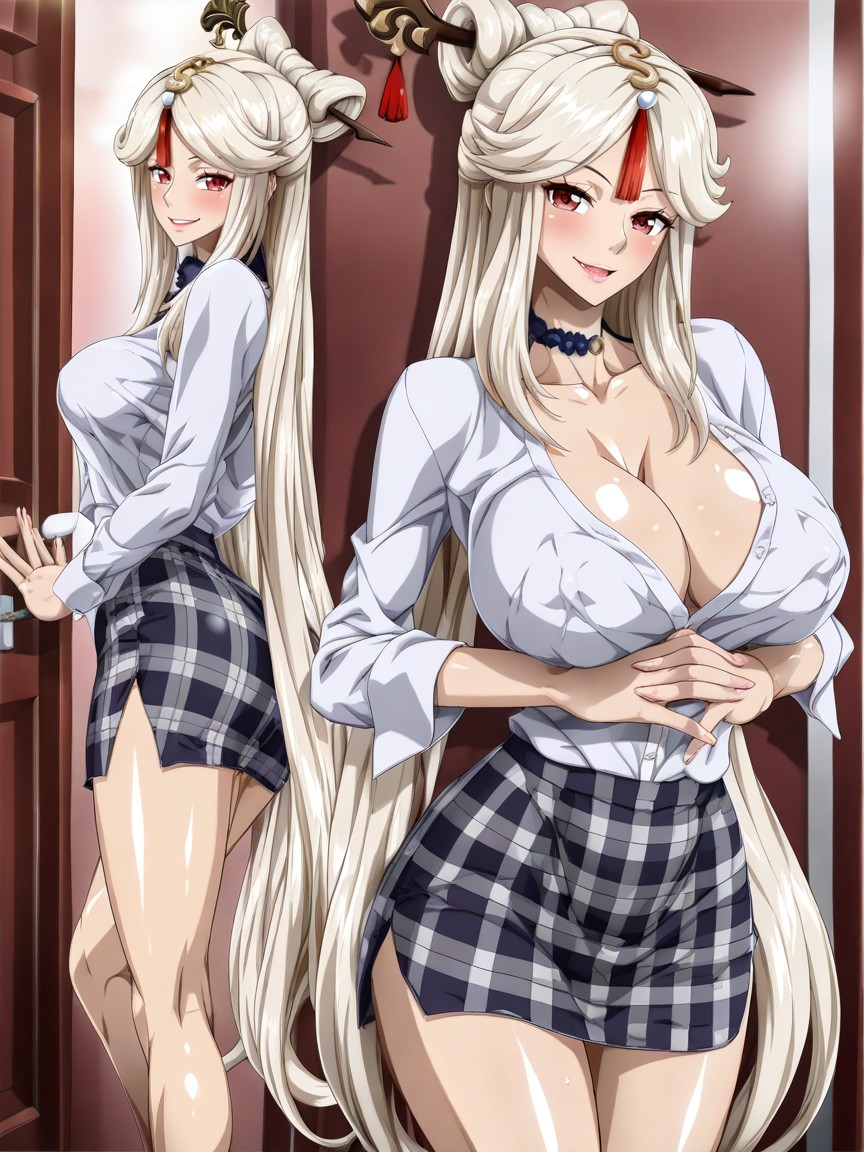 Looking At Viewer, Standing Posing, 25+ Hentai AI Porn