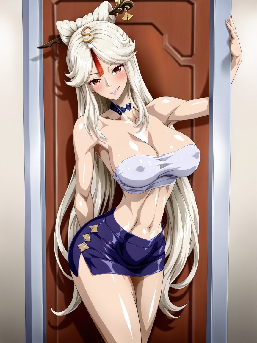 Small Breasts, Very Arched Back, Mid Length Hair Hentai AI Porn