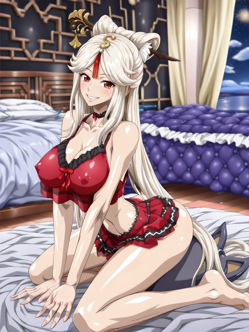 Gleeful Smile, Catears, Medium Breast Hentai AI Porn