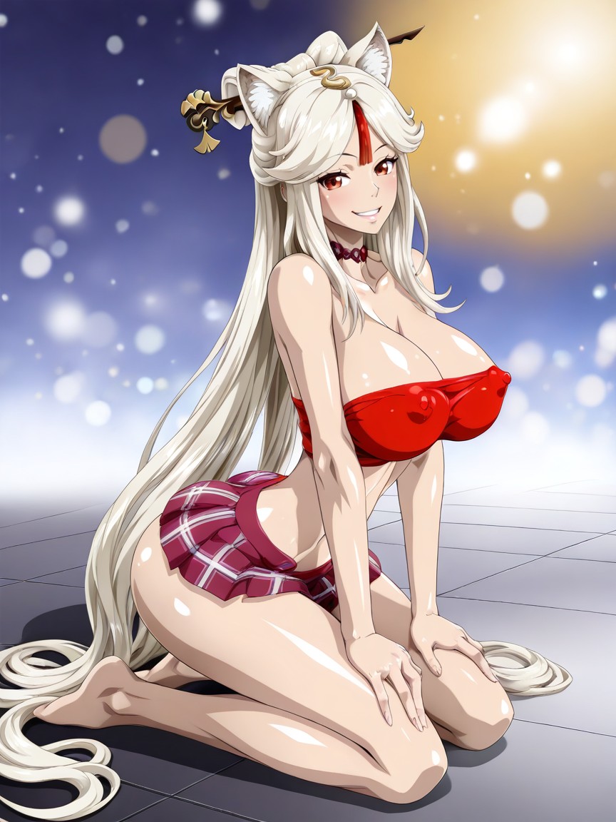 Posing, Medium Breast, Very Arched Back Hentai AI Porn