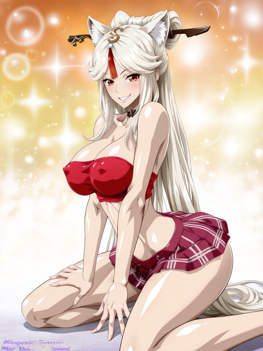 Sitting On Her Butt, Small Ass, Nel-zel Formula Art Style Hentai AI Porn