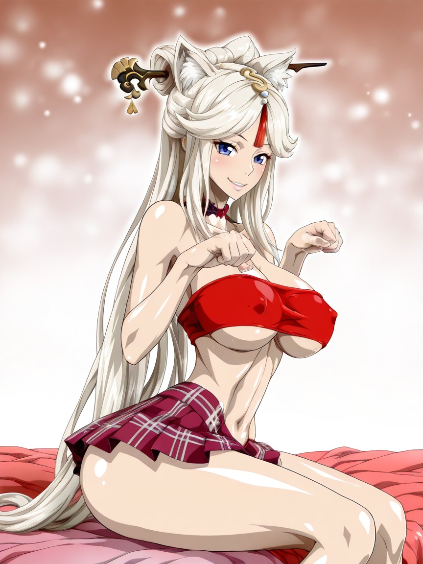 Perky Tits, Perfectly Round Tits, Beautiful Face Hentai AI Porn
