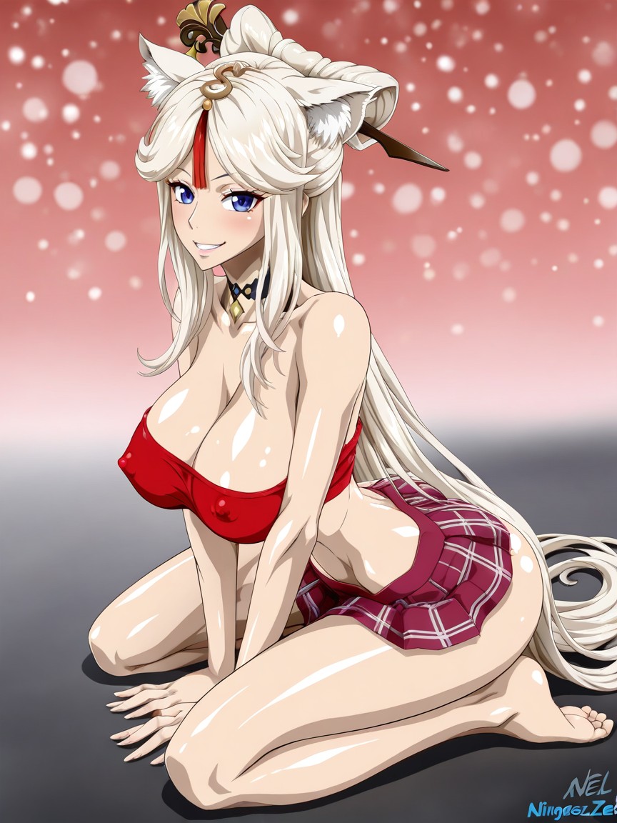 Cat Ears, Happy, Very Slutty Hentai AI Porn