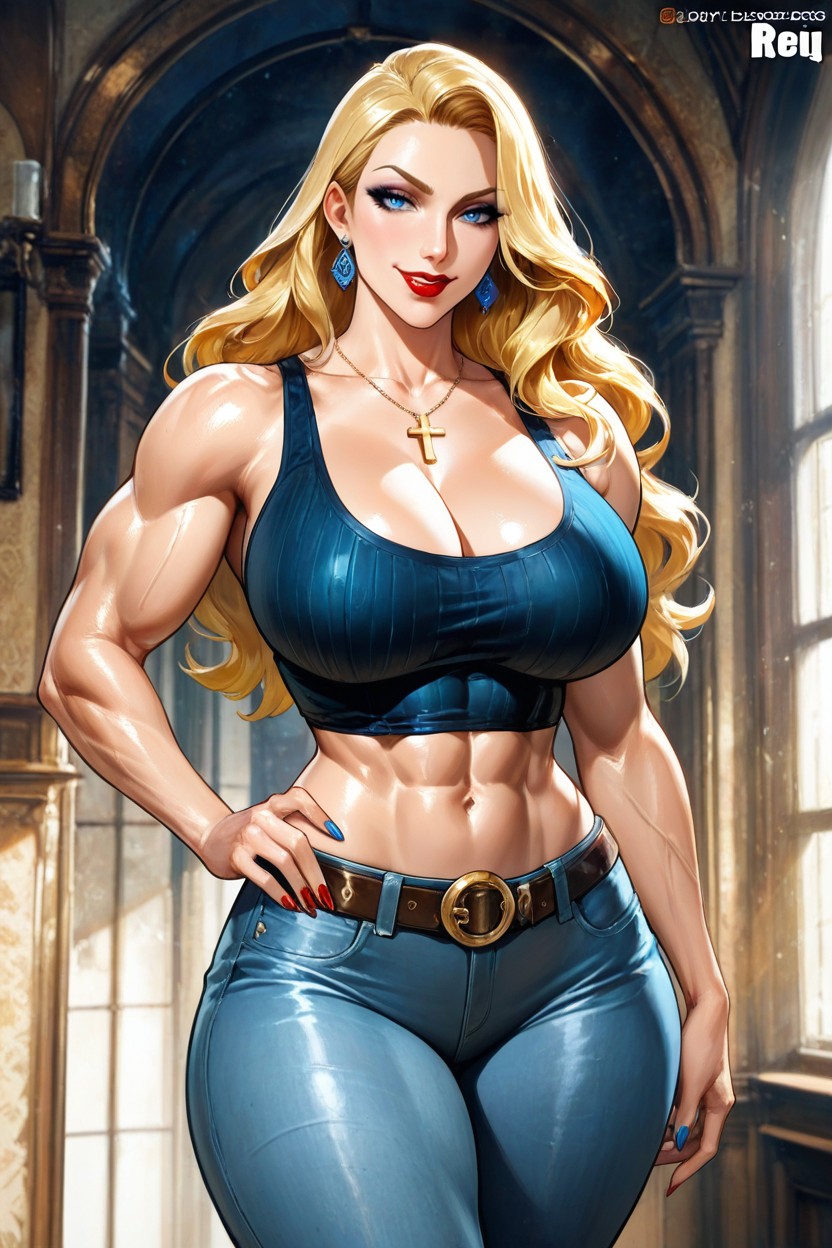 Big Breasts, And Compact Hourglass Physique Upper Body She Features Well-defined, Extremely Powerful Hentai AI Porn