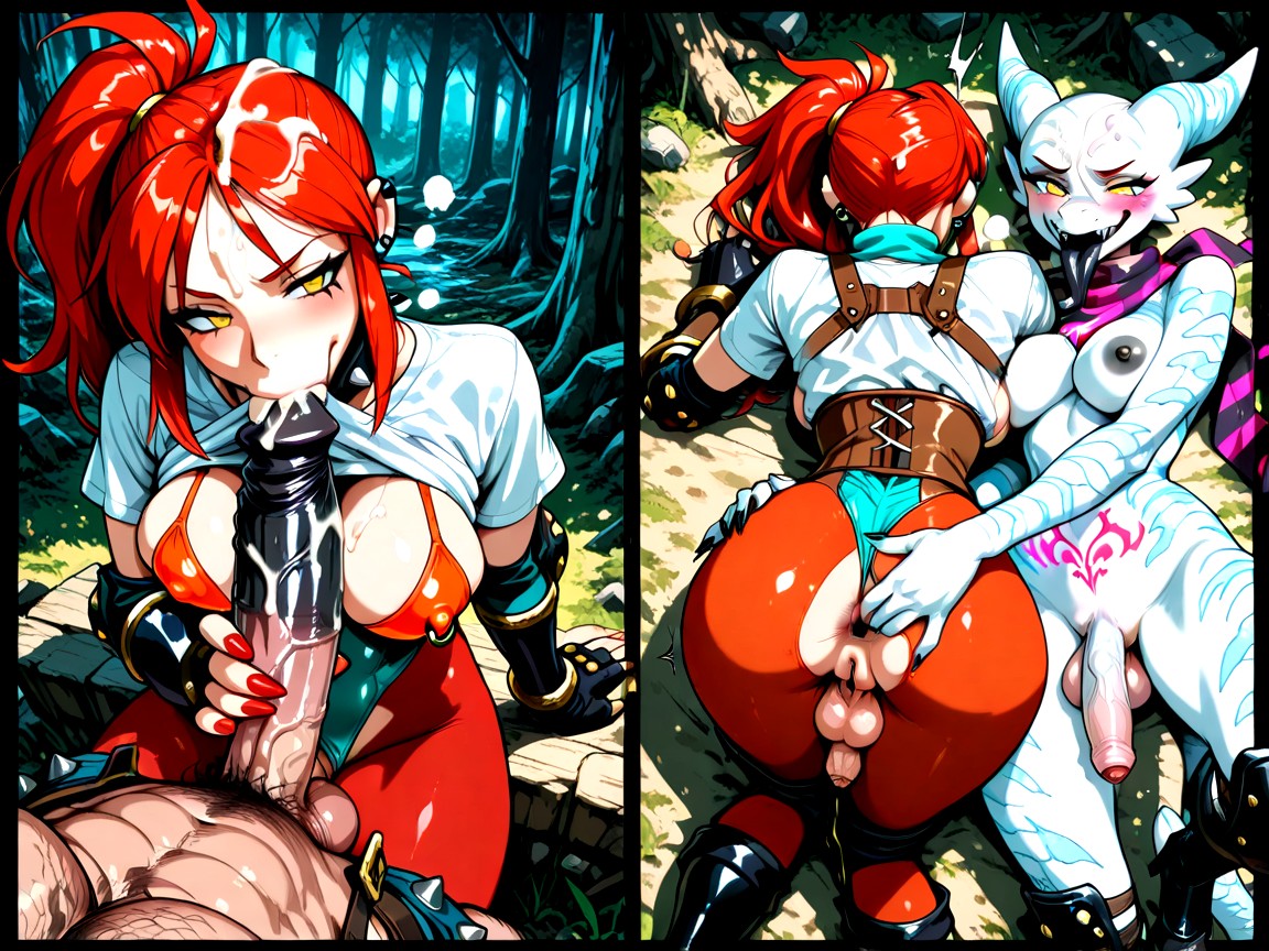 Muy Corto, Breath Of Fire, Cum Everywhere Hentai IA