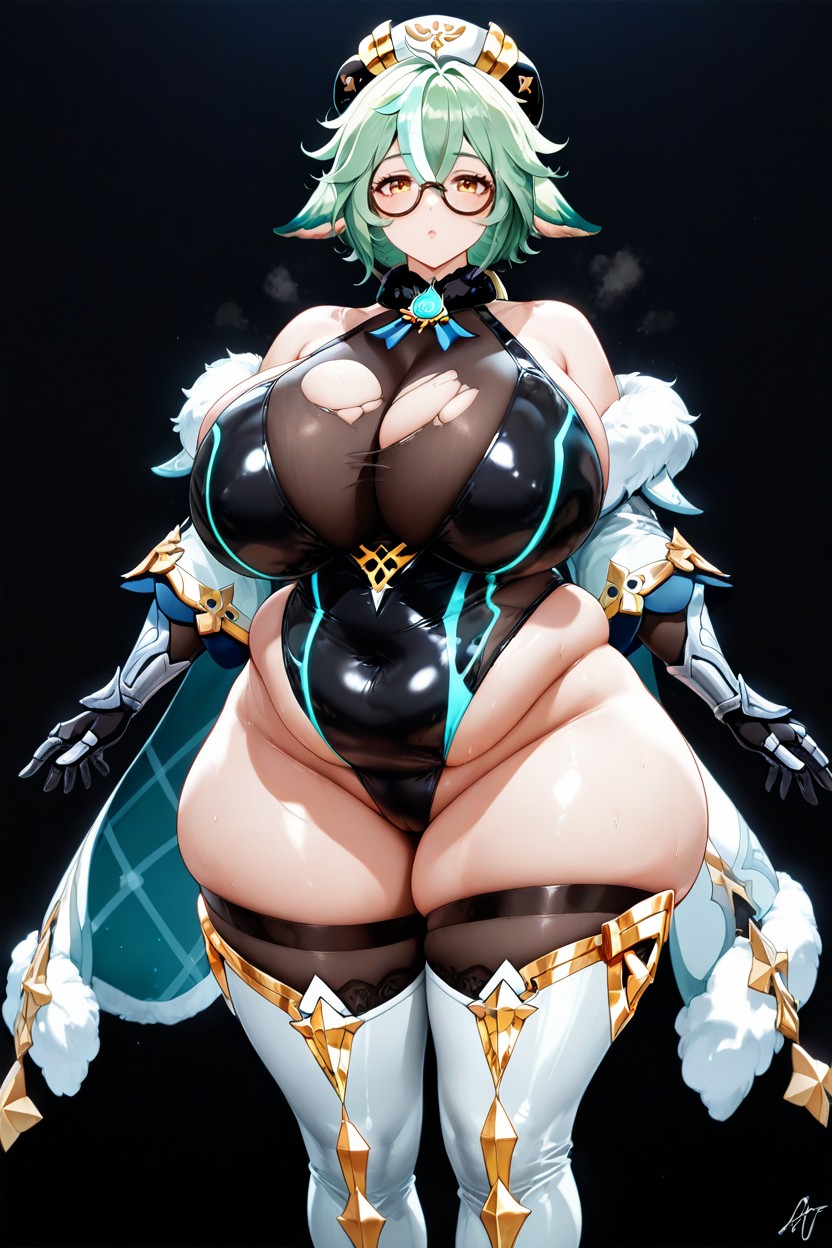 Hyper Fat Giant Ass, Signature Sucrose From Genshin Impact Head, 25+ Hentai AI Porn