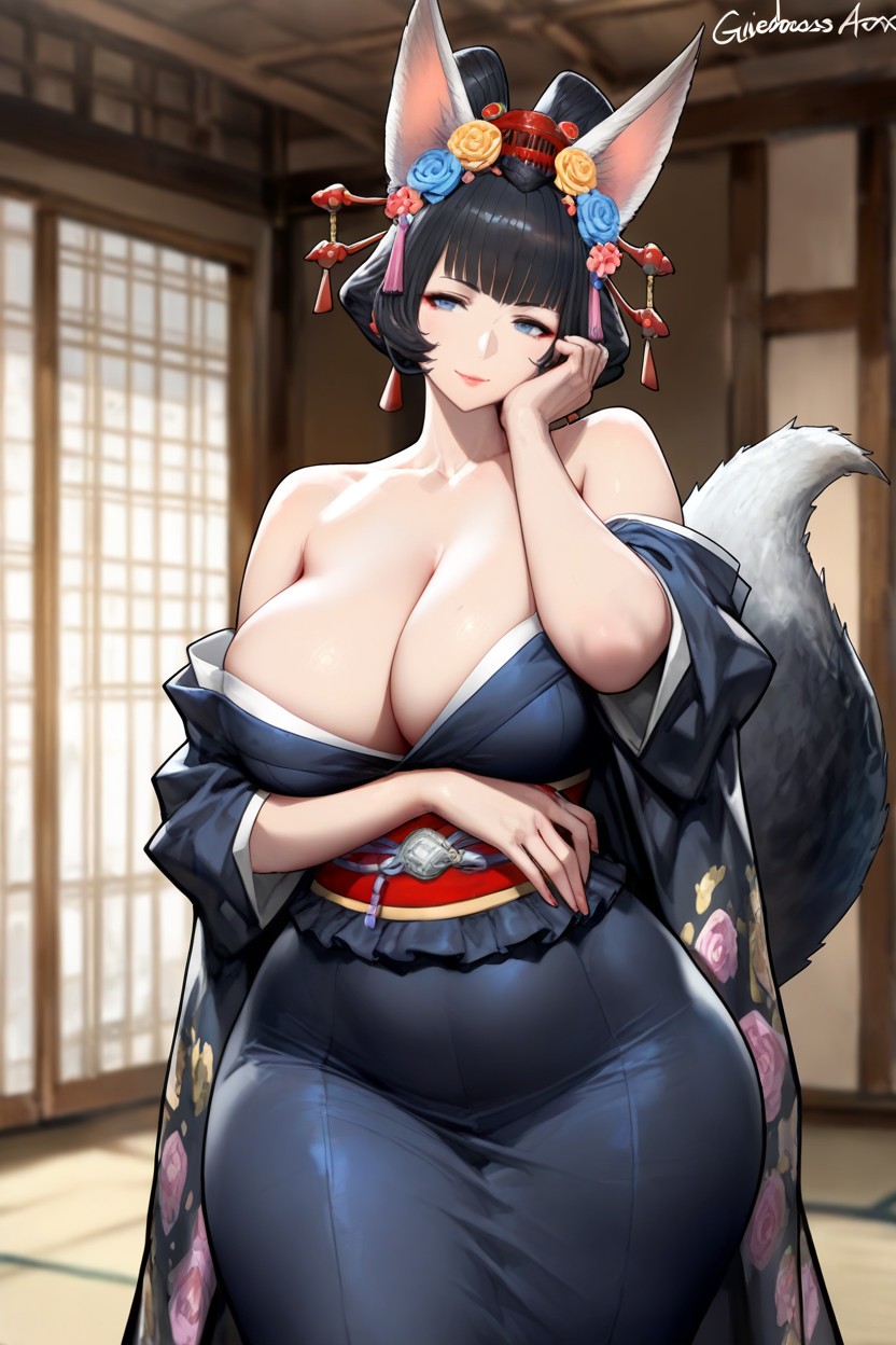 Super Voluptuous, 30+, Sly Expression Hentai AI Porn