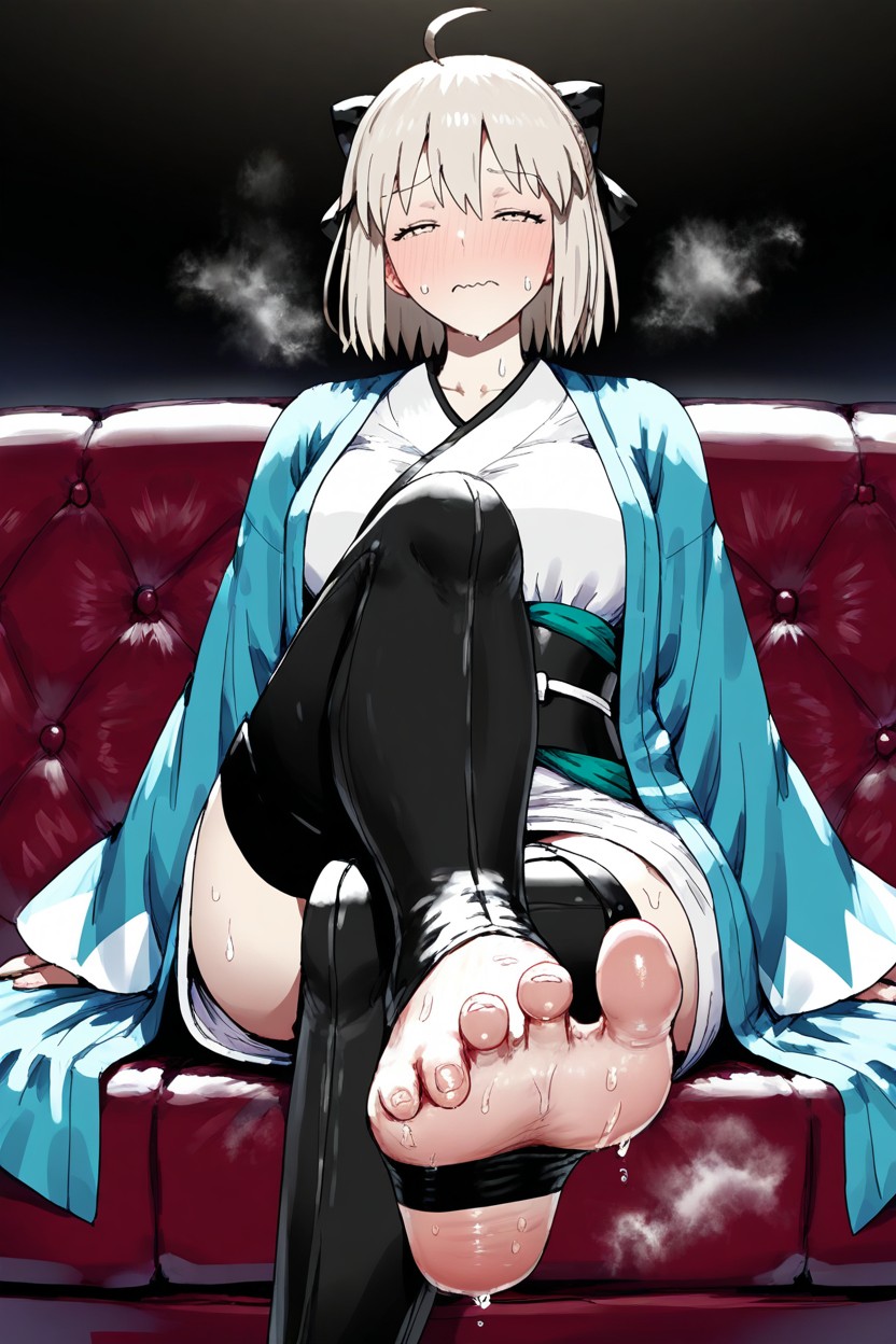 25+, Sweaty Toe, Crossed Legs Hentai AI Porn