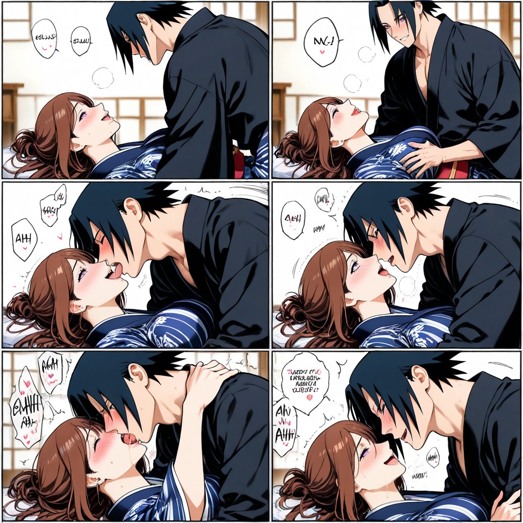 Loud Moaning, Peak Of Sexual Pleasure, Hanabi Hyuga Is Beautiful Brownhaired Woman With Light Lavender Eyes Hentai AI Porn