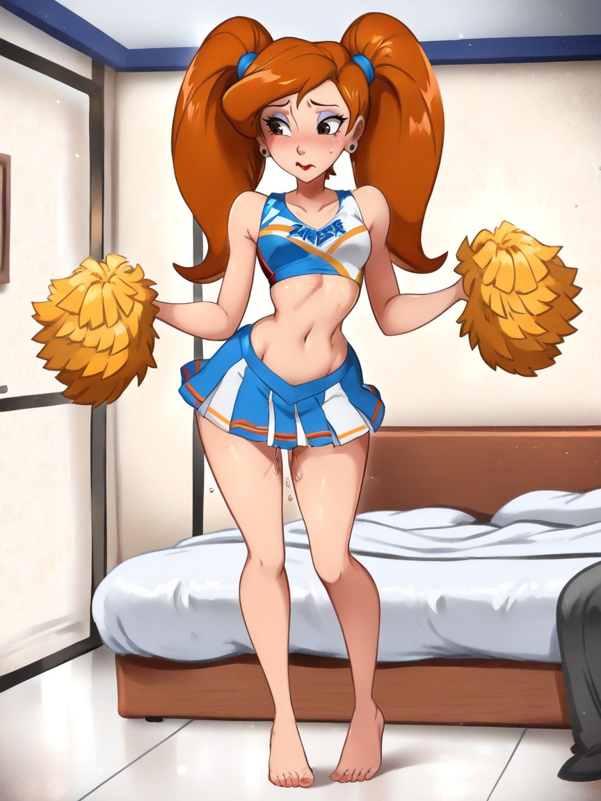 Large Disney Eyes, Solo, Visible Ribs Hentai AI Porn