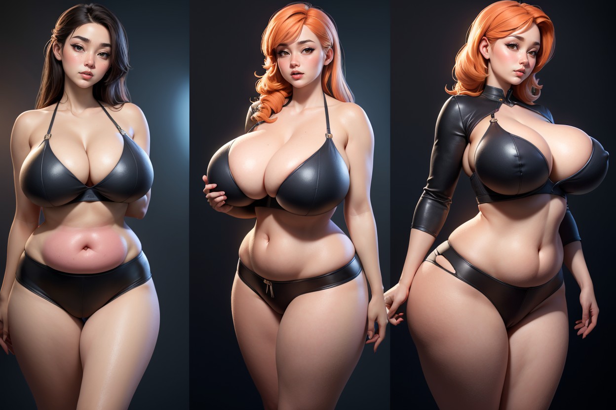 Bbw, Standing, Lorathe_most_fattened_titanic_hugely_fat_breasts Hentai AI Porn