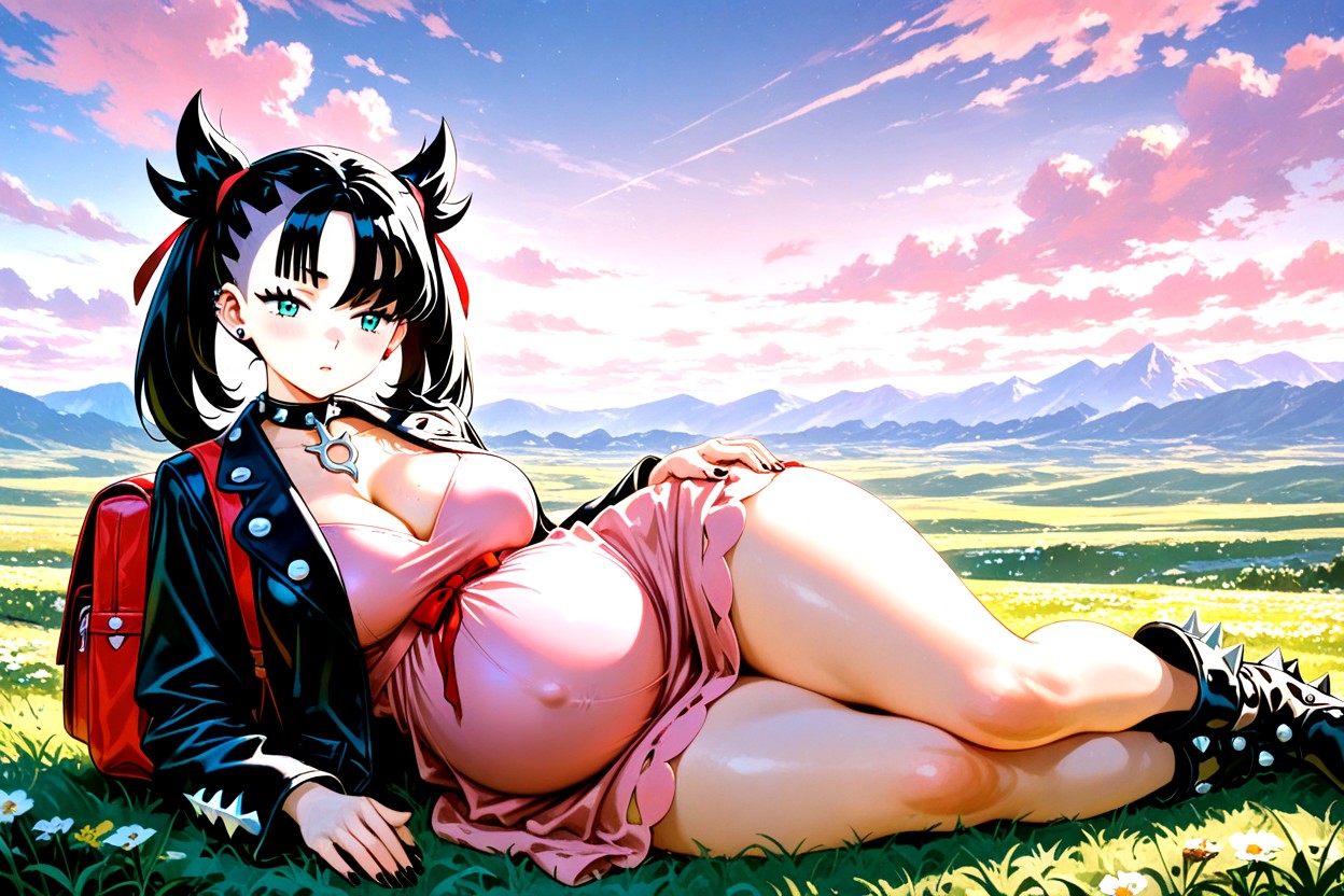 Medium Ass, Wide Hips, Thick Thighs Hentai AI Porn