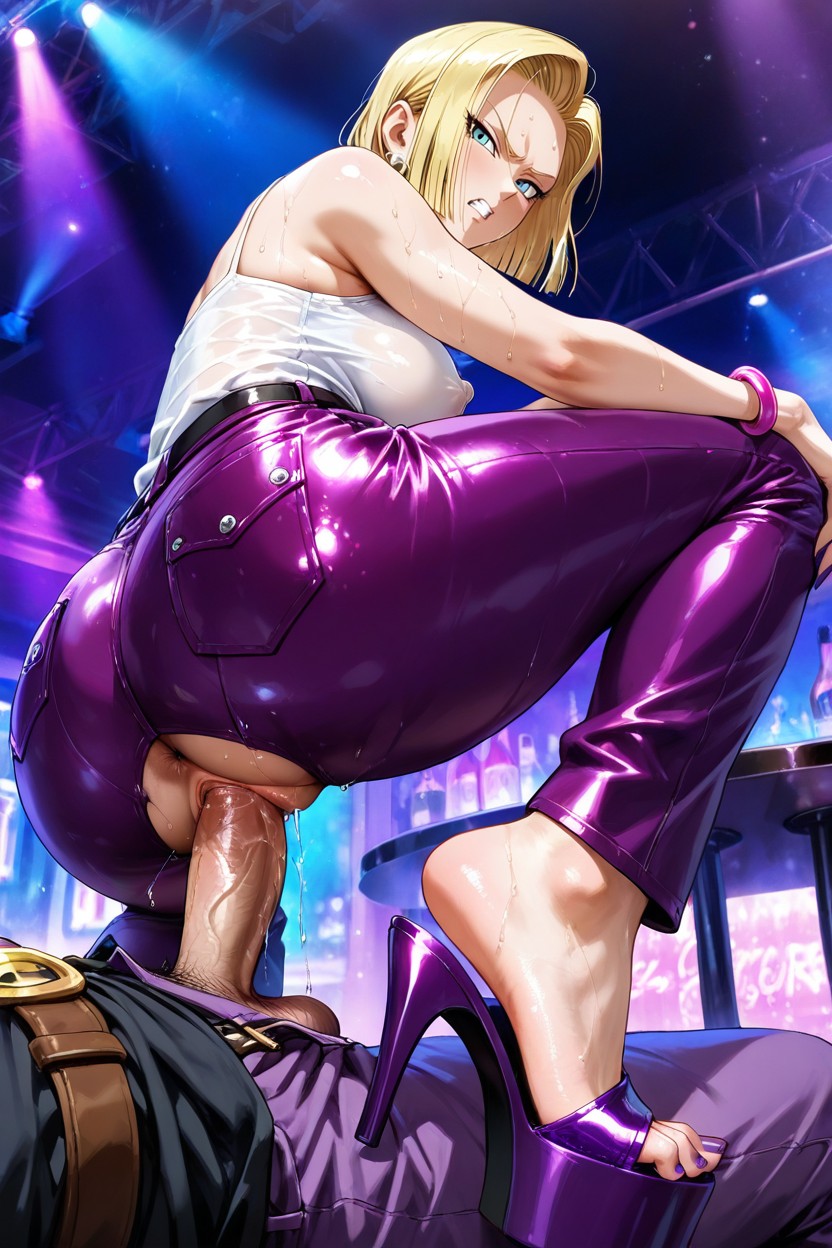Medium Breasts, Blonde Hair, Medium Penis Hentai AI Porn