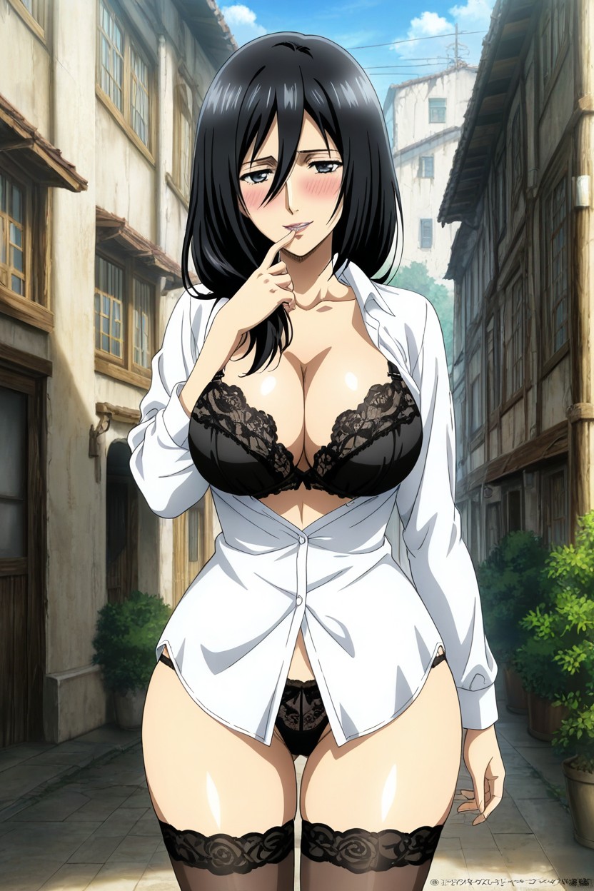 Black Hair, Black Eye, Happy Face Hentai AI Porn