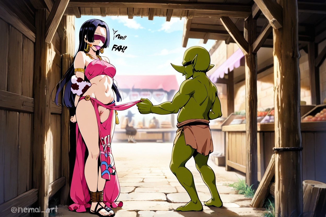 Outside, Fit, Only One Female Character Boa Hancock From One Piece Hentai AI Porn