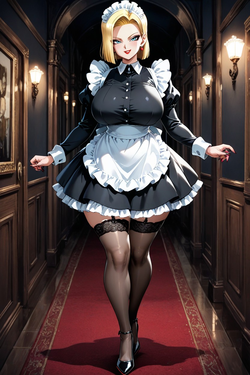 Massive Breast, Specular, French Maid Hentai AI Porn