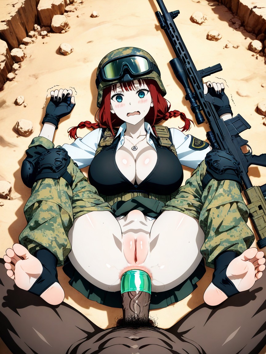 High Detail, Horny, Red Hair Hentai AI Porn