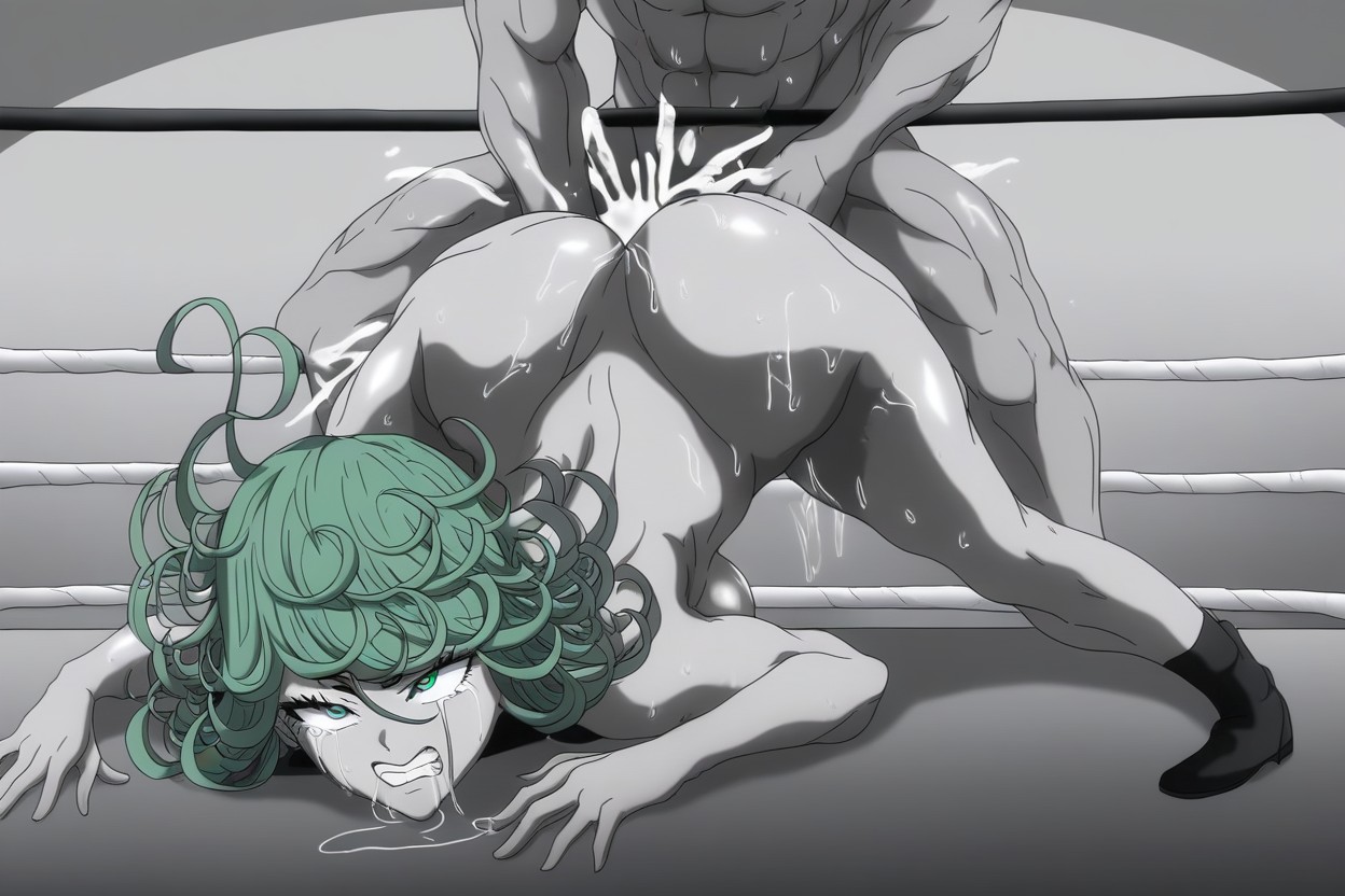 Wet Body, Woman Is Lying On Her Stomach, Insertion Hentai AI Porn