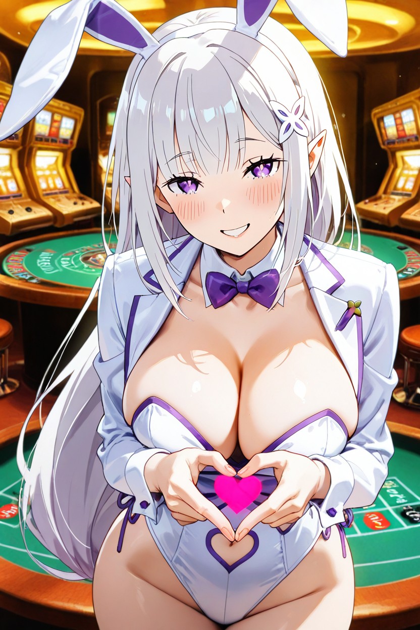 Horny, Smiling, Cinematic Lighting Hentai AI Porn