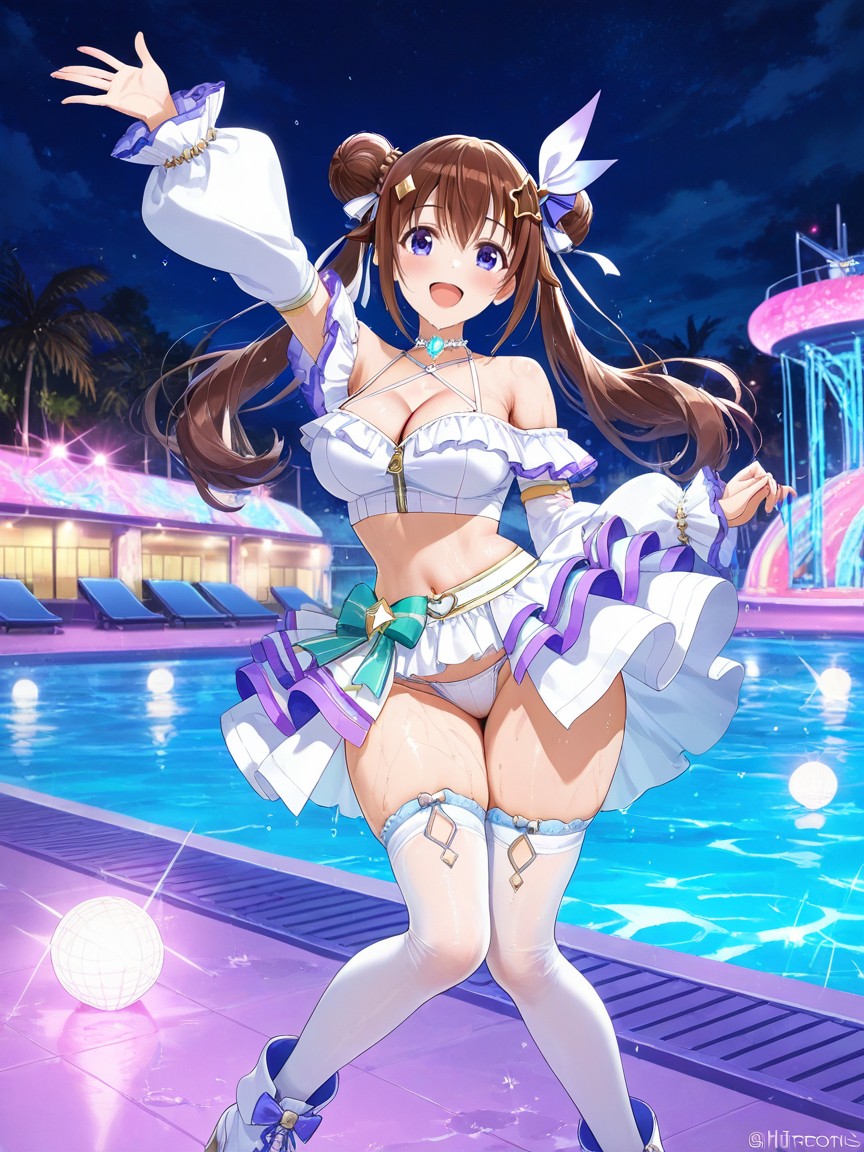 Arm Above Head, No Missing Fingers, Look At Viewer Hentai AI Porn