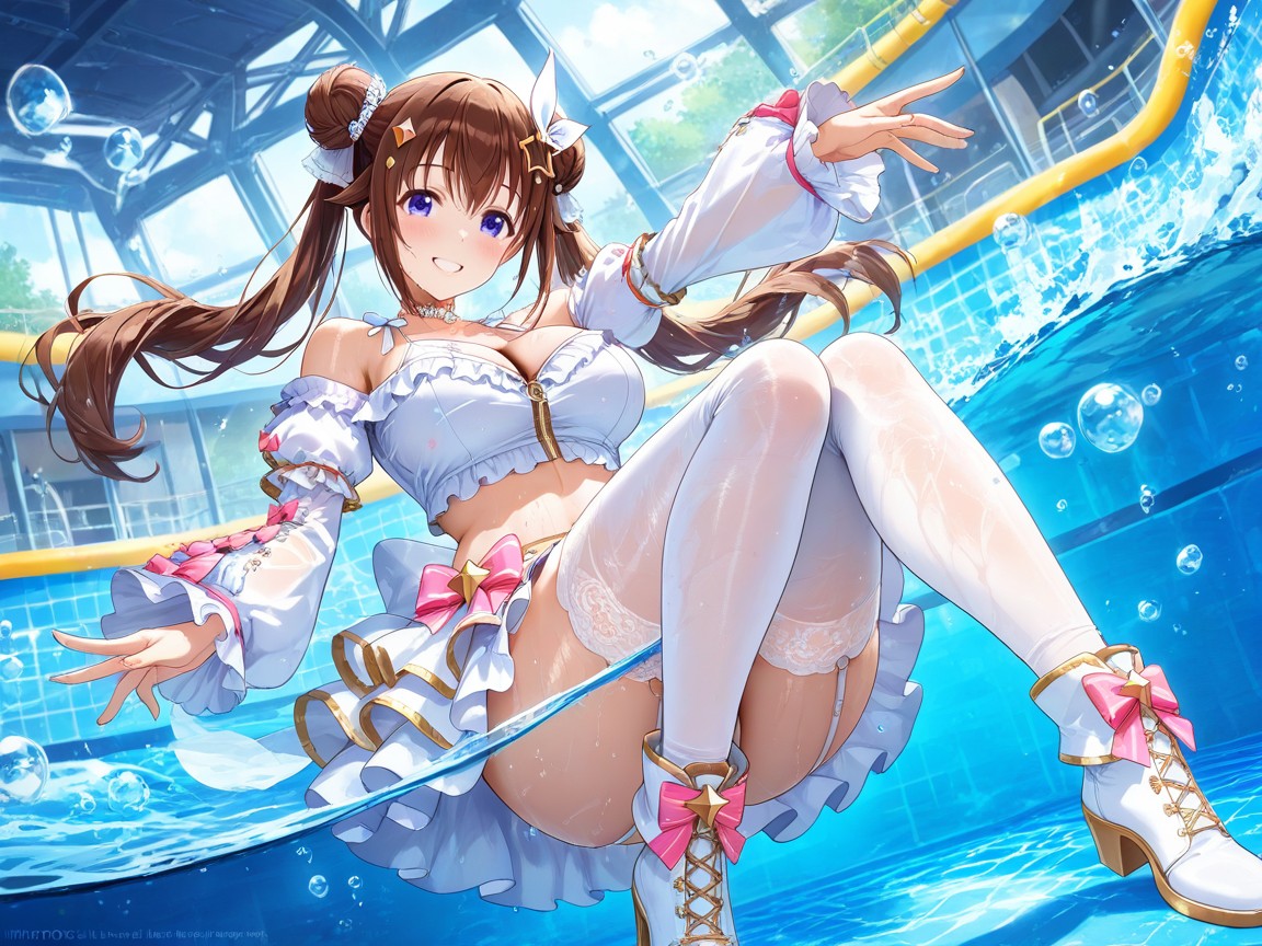 Rhinestones, Smile, Detailed Hentai AI Porn
