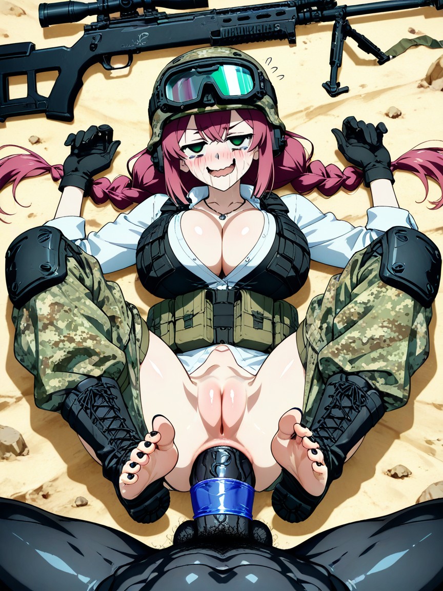 Multi-cam Cargo Trousers, Pompe À Pénis, Feet Together Feet Focus Porno IA Hentai