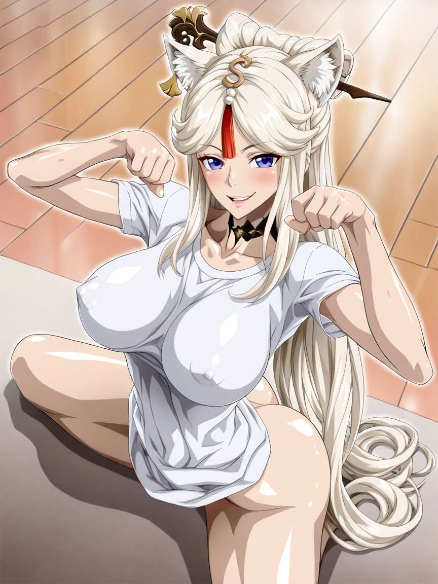 Medium Breast, Sexy Legs, Very Slutty Hentai AI Porn