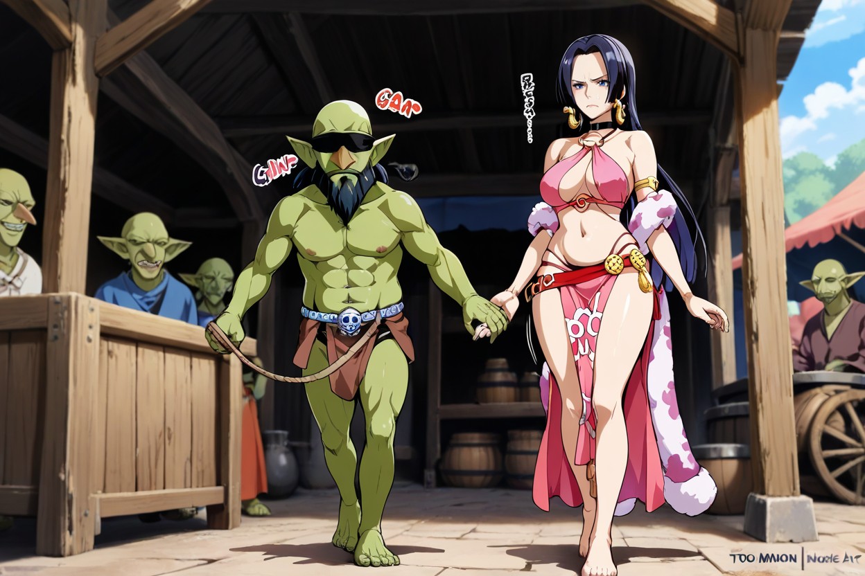 Side View, Goblin In Loincloth, Bearded Goblin Hentai AI Porn