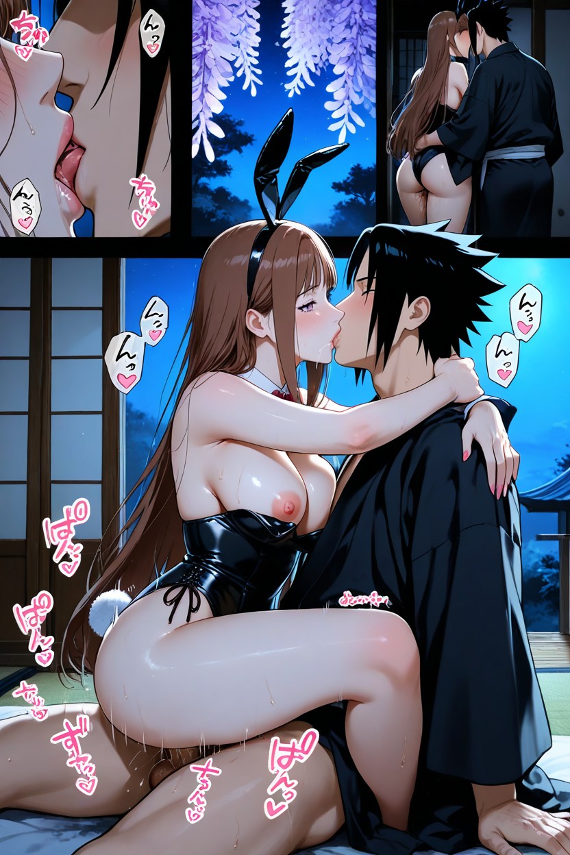Night, Bunny Costume, Dark Hentai AI Porn