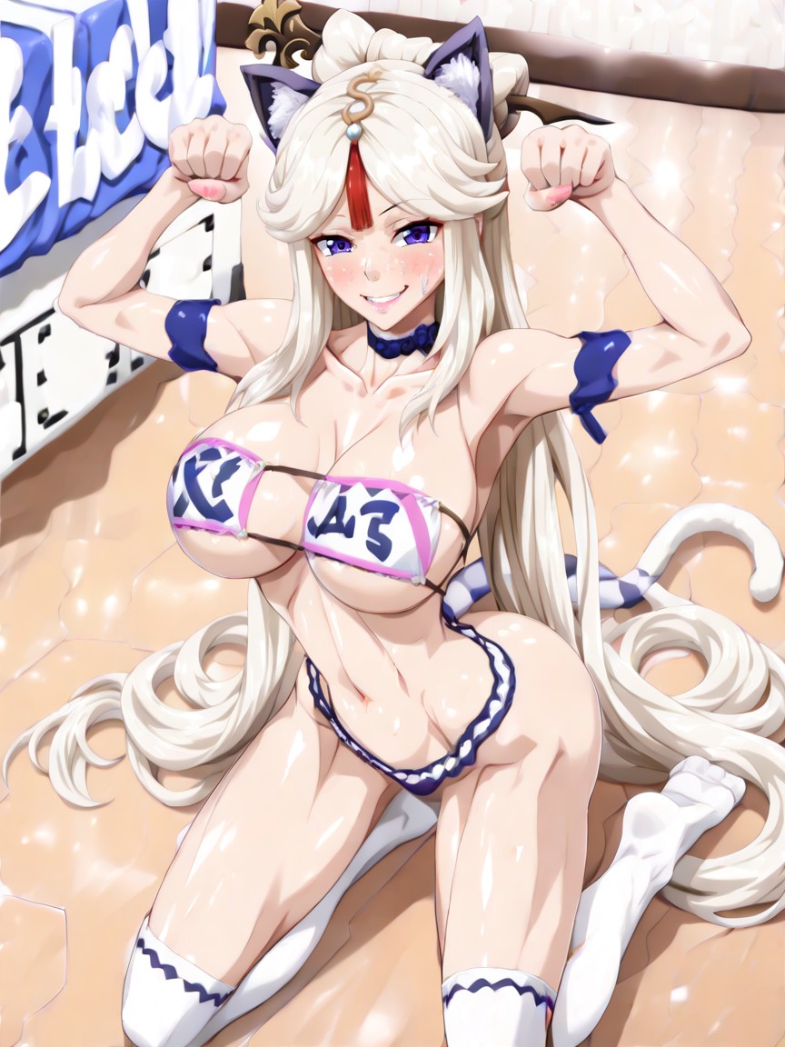 Choker, Mischievous (smiling While Blushing), Perfect Anatomy Hentai AI Porn