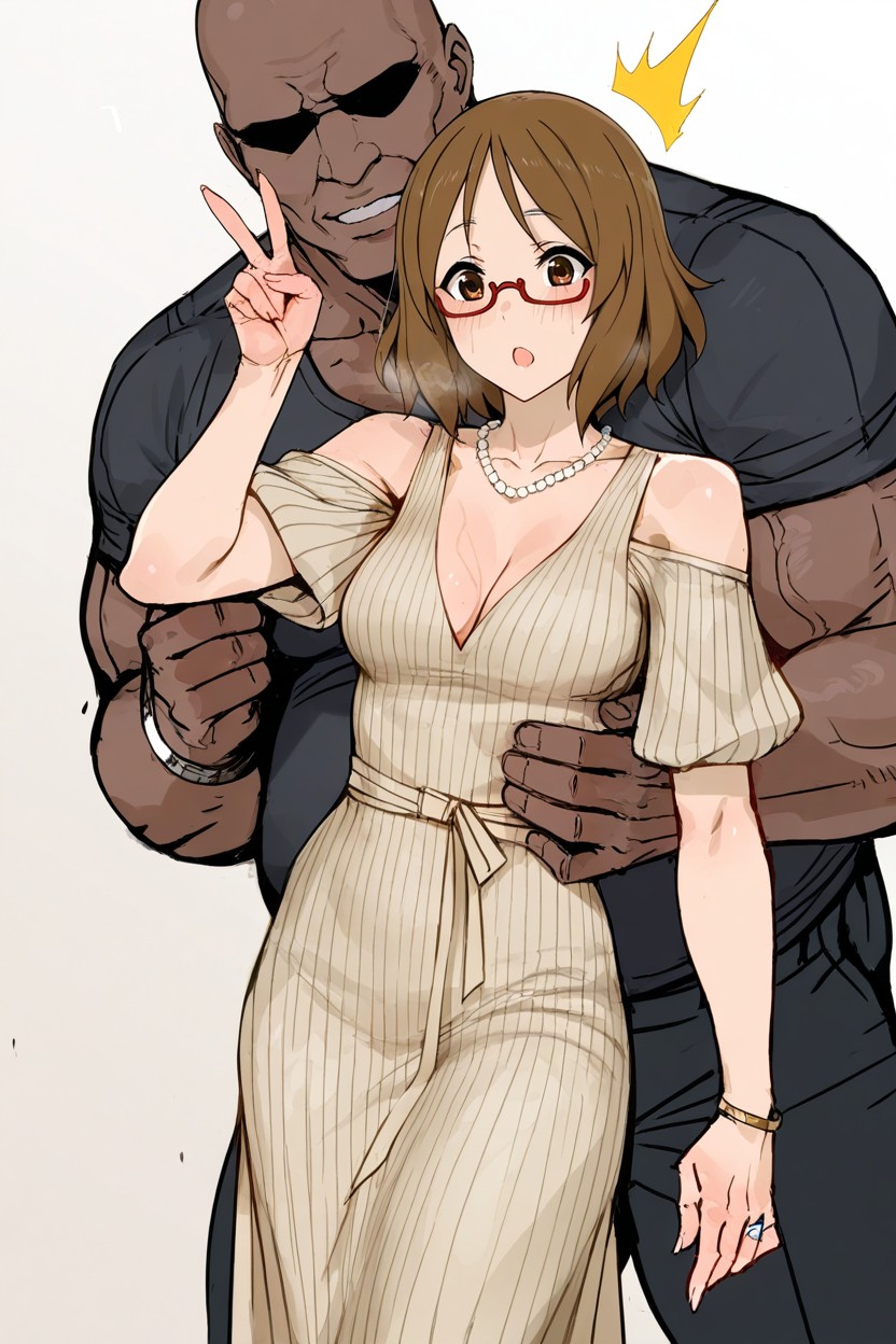 Massive Man, Delgada, Extra Blush Hentai IA