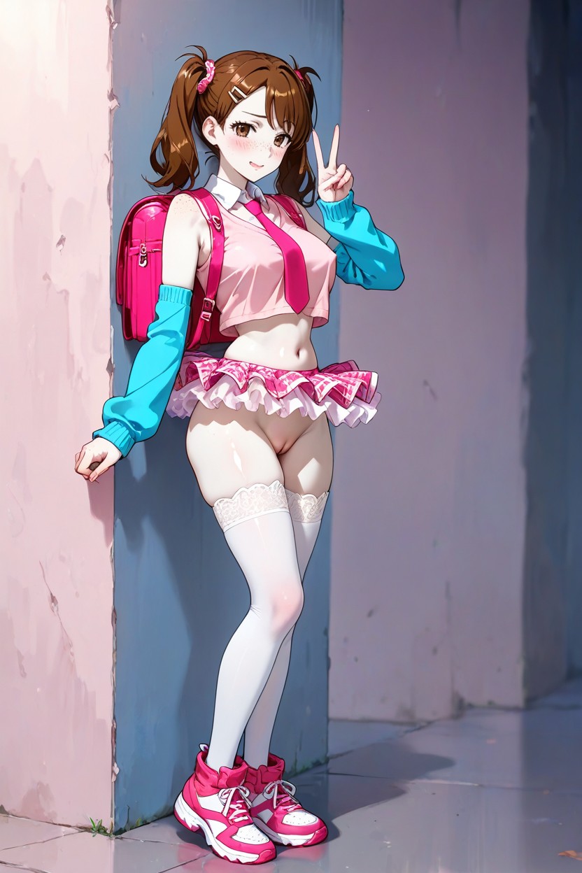 Erect Nipples, High Twintails Haor, Camel Toe Hentai AI Porn