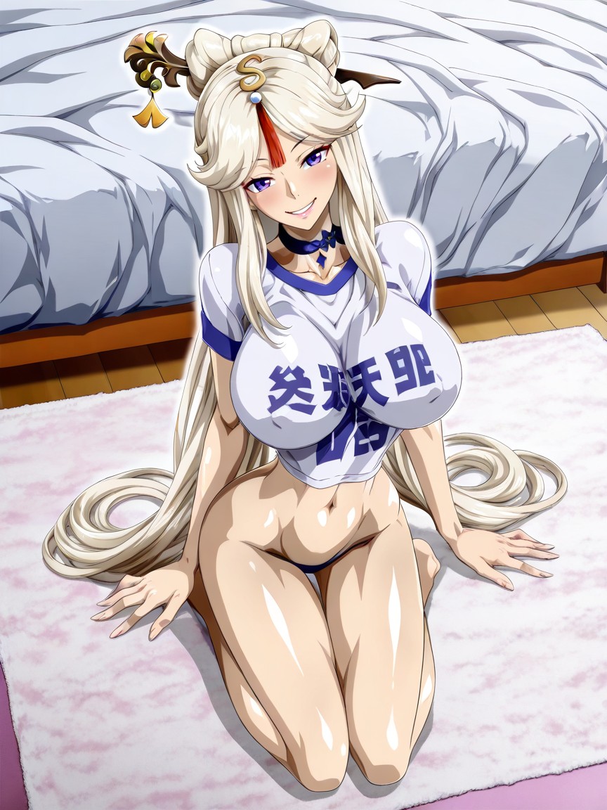 Facing The Viewer, Posing, Bedroom Hentai AI Porn