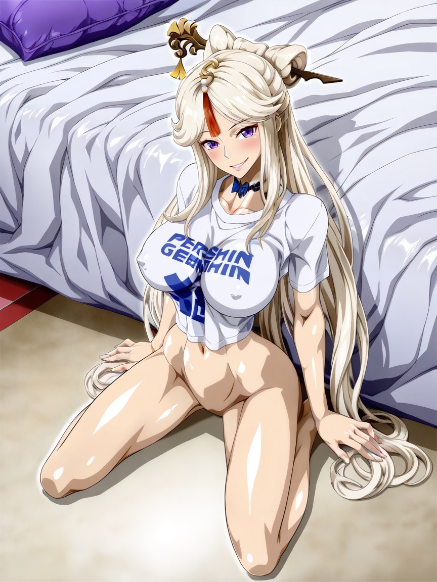 Front View, Perfect Body, Very Happy Hentai AI Porn