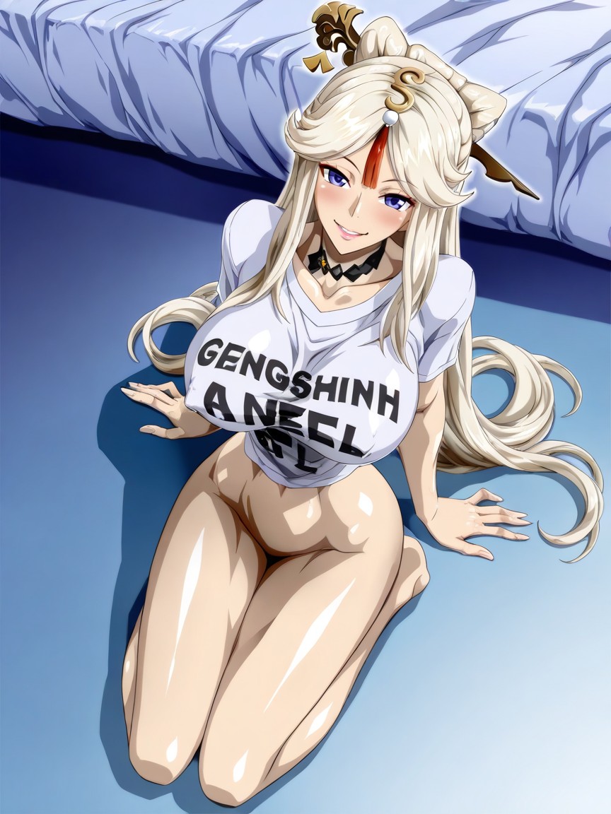 Ass Visible, Facing The Viewer, Arms Behind Her Back Hentai IA