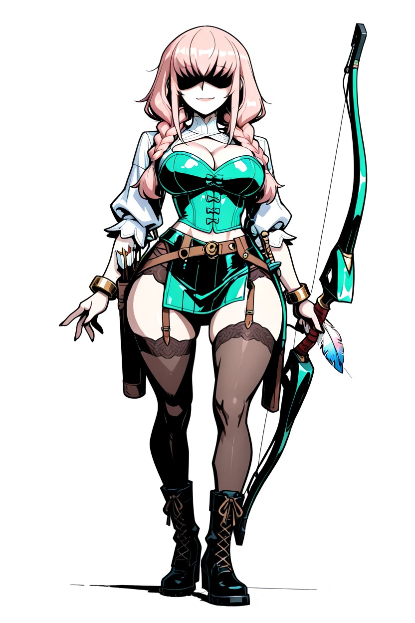 Standing, And Toned Thighs, Skinny Hentai AI Porn
